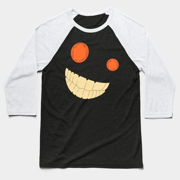 Infernal Face Baseball T-Shirt by ipinations